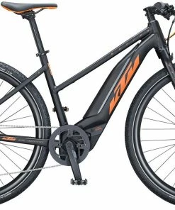 KTM Macina Spring - 2021 -Velos Electriques Boutique 021352206 MACINA SPRINT D 46cm black matt orange grey 1cut 3840x2160