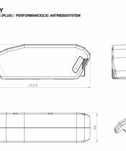 E-Bike Vision - EBV Batterie De Cadre Compatible Bosch Active (Plus) / Performance (CX) 36 V -Velos Electriques Boutique 540 3840x2160