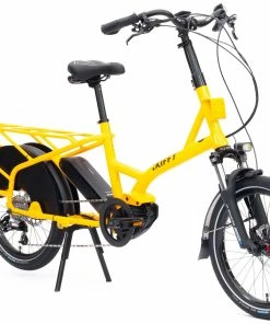 KIFFY Capsule MT 2023 - Vélo Cargo électrique Familial -Velos Electriques Boutique kiffy capsule mt mango yellow 2 3840x2160