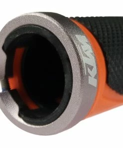 KTM - Poignées Lock-on Freeride Orange/noir 6 KTM - Poignées Lock-on Freeride Orange/noir -Velos Electriques Boutique ktm poignees lock on freeride orange noir bague aluminium 3840x2160