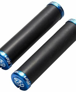 Reverse Components Reverse - Poignées Seismic Ergo Lock On Ø34 Mm X 145 Mm -Velos Electriques Boutique reverse poignees seismic ergo lock on 34mm noir bleu 3840x2160