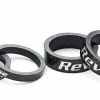 Reverse Components Reverse - Set D'entretoises De Direction Carbone 10mm / 5mm 1 1/8" (noir) -Velos Electriques Boutique reverse set entretoises direction carbone 3840x2160