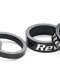 Reverse Components Reverse - Set D'entretoises De Direction Carbone 10mm / 5mm 1 1/8" (noir)