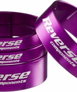 Reverse Components Reverse - Set D'entretoises De Direction “Spacer 1 1/8" 13 Reverse Components Reverse - Set D'entretoises De Direction “Spacer 1 1/8" -Velos Electriques Boutique reverse ultra light spacer lila 3840x2160