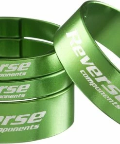 Reverse Components Reverse - Set D'entretoises De Direction “Spacer 1 1/8" 11 Reverse Components Reverse - Set D'entretoises De Direction “Spacer 1 1/8" -Velos Electriques Boutique reverse ultra light spacer vert 3840x2160