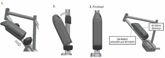 Shimano Steps - Batterie De Cadre BT-E6010 418 Wh, Noir 4 Shimano Steps - Batterie De Cadre BT-E6010 418 Wh, Noir – Image 2